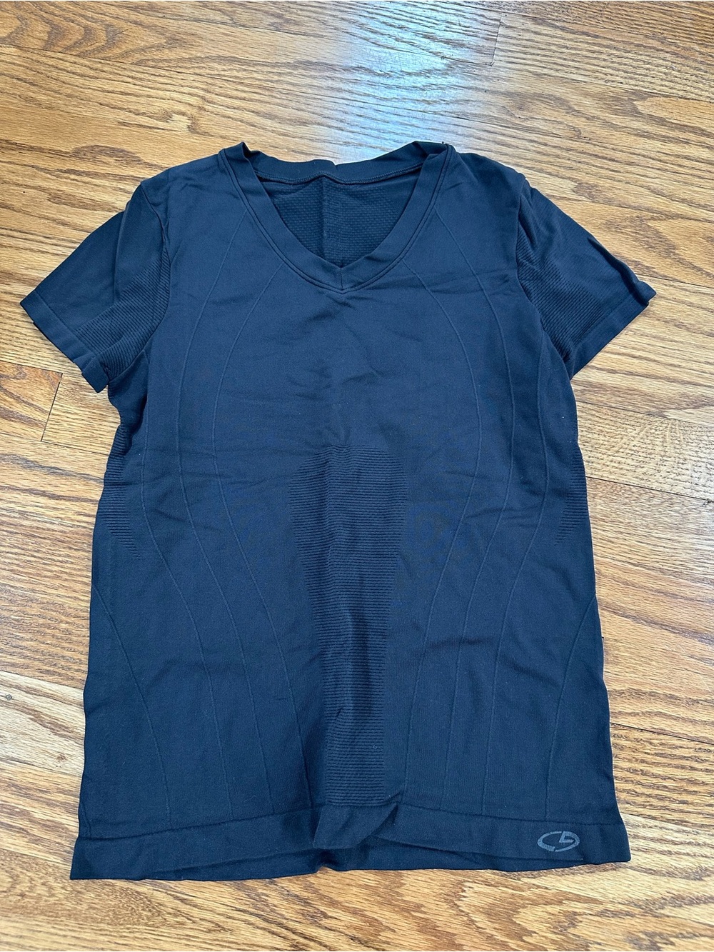 C9 by Champion Black V-Neck Performance Athletic Tee